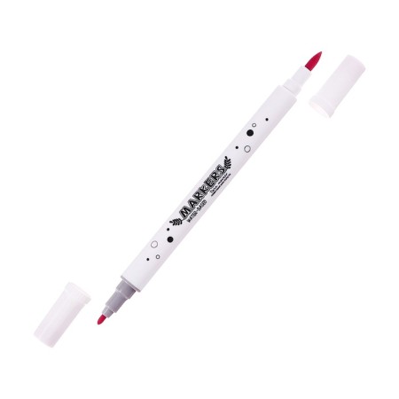 A set of markers 24 colors is bilateral, in plastic tube mix-5