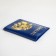 Cover for passport, blue color