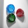 Ring "Muranian glass" waves, color mix