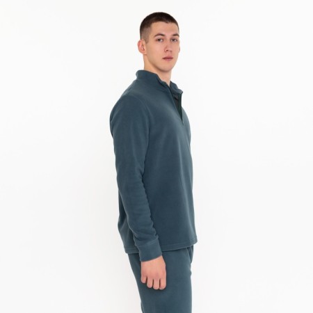 Male thermal underwear, size 54-56 (height 170-176 cm), gray color, fleece, 100% polyester-5