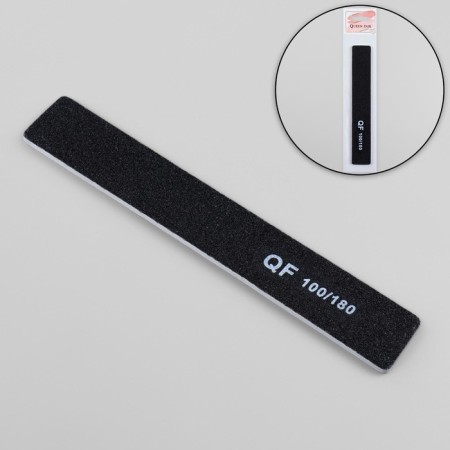 File - emery, abrasiveness 100/180, 18 cm, black color-1