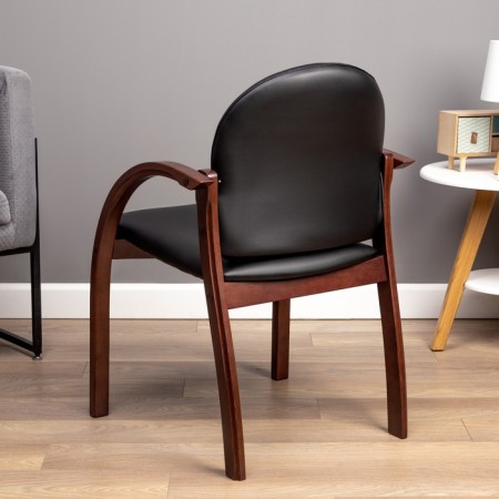 Juno chair eco -leather black/tree-3