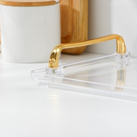 Mirror tray, 31 × 22 × 4 cm, transparent color-2