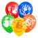 Airy ball "Happy Birthday!", 12 inch, latex, 5 pieces, Winnie the Pooh