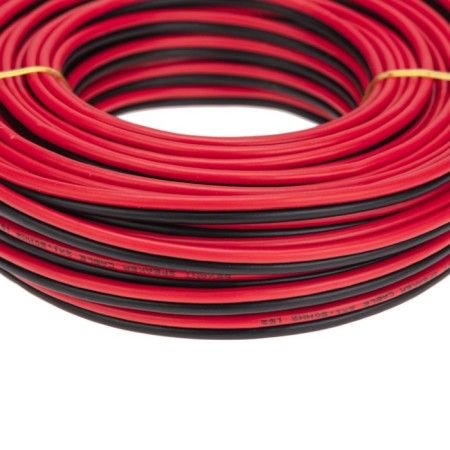 Acoustic cable Rexant ShVPM, 2 x 1.50 mm², red-black, mini-Bukhta 20 m-3