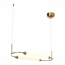 STL LUCE Sus. SL6004.313.02. Olbia. 2x10 watts, LED, 3000K, 2400 LM, 68x24x14 cm, brass color