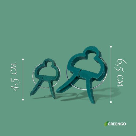 Set for attaching plants: wire - 18 m, clothespins - 18 pcs., Garter 24 cm - 12 pcs., Greengo-6