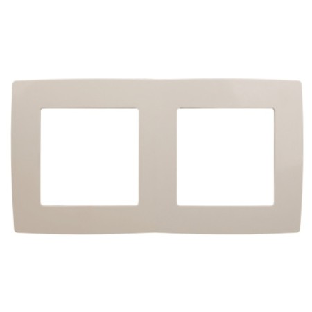 The frame for the circuit breaker for 2 posts, era12, ivory
