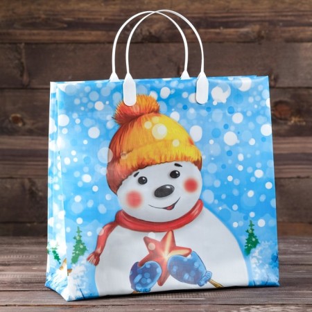 Package "Snow Friend", soft plastic, 30 x 30 cm, 150 μm