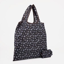 Household bag without fastener, black color