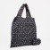 Household bag without fastener, black color