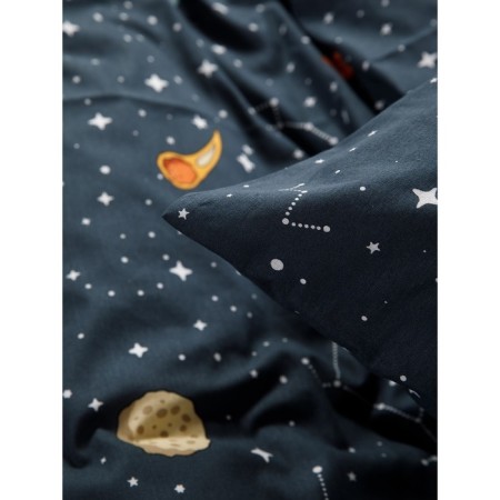 Bed linen 1.5 joint venture "Planets", size 145x215 cm, 145x215 cm, 70x70 cm - 2 pcs-8