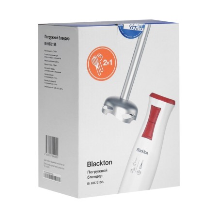 Blackton BT HB721SS, manual, 700 watts, 2 speeds, pulse mode, white-red-6