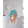 Apron of a kitchen with a photo print "Fun cat family", adjustable, size OS
