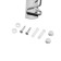 Cappio CVP003 hanger, metal, five -rose, chromium color