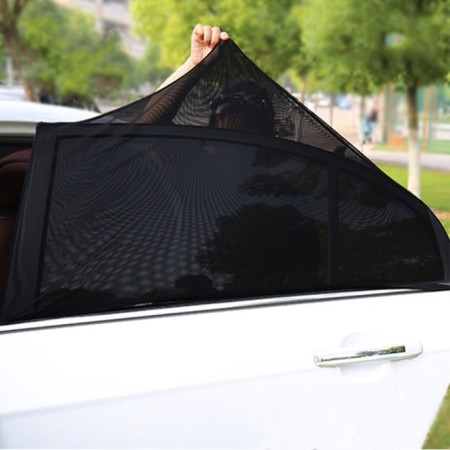 Mosquito grid on car glass, 70 × 46 cm, set 2 pcs-2