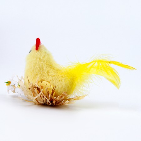 Soft toy "Chicken in the nest", 7 cm, color mix-2