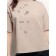 Women's T -shirt CONTE ELEGANT, XS size, Beige color