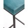 Bar FRAME, 356 × 336 × 811 mm, velor, blue / black metal color