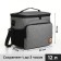 Thermal -mosquito with zipper, external pocket, 12 l, color gray color