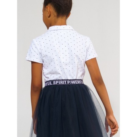 Футболка-поло для девочки, рост 158 см-5