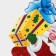Decorative decoration (stand) "Santa Claus with a gift" 33x25.5 cm