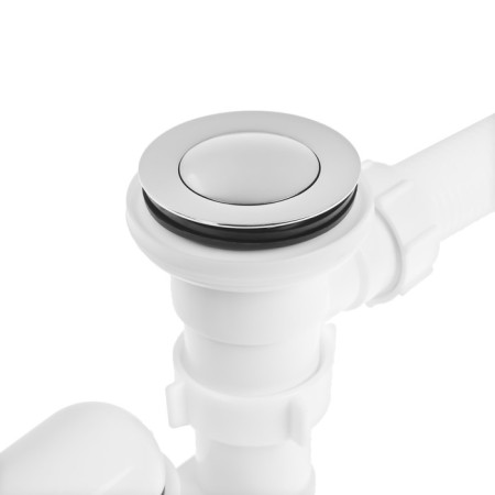 Siphon "Ani Plast" EC255, 1 1/2 "x40, for a bath, overflow, with a flexible pipe, the" Click-Clak "system-2