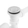 Siphon "Ani Plast" EC255, 1 1/2 "x40, for a bath, overflow, with a flexible pipe, the" Click-Clak "system