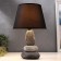 Table lamp 16446/1GR E14 40W gray-black 22x22x34 cm Risalux