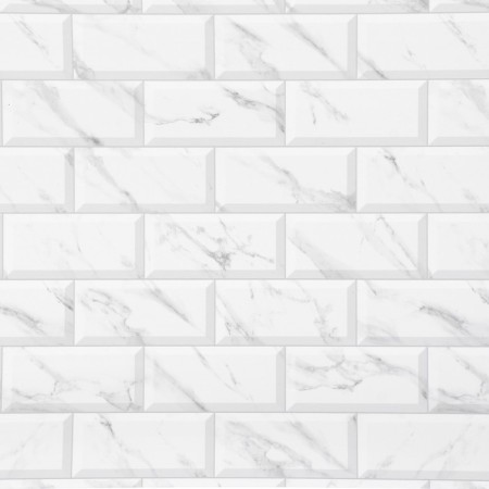 Kitchen apron PVC "Tile marble" 3000x600 mm-1