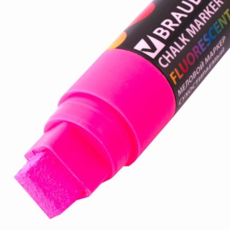 Cretaceous Brauberg "Pop-Art", 15 mm, dry, for smooth surfaces, pink-2