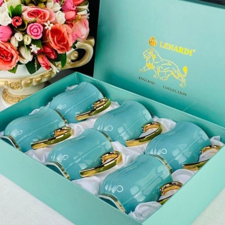 Set of mugs Lenardi Multicolor, 400 ml, 6 pcs