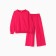 Female set (sweatshirt/pants), fuchsia color, size 44