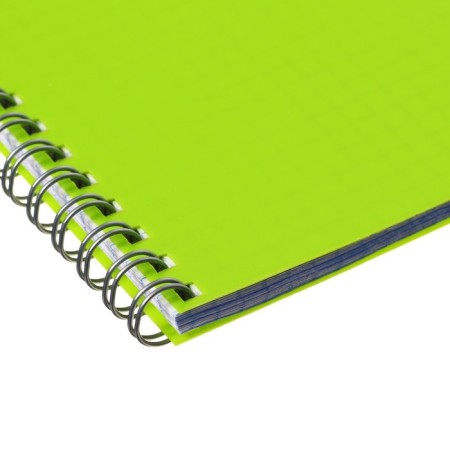 Notebook on the crest A4 48 sheets in the Calligrata cage light green, plastic cover, offset unit-2
