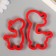 Cutters for polymer clay "giraffes" set 2 pcs 7.5x4.9 cm 9.5x6.3 cm