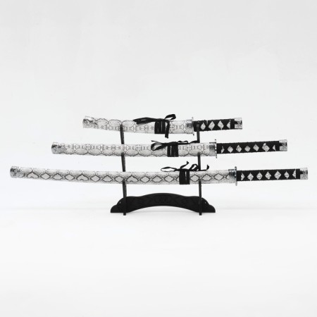 Suv. Product Katana 3V1 on a stand, scabbard leatherette, gray snake 47/70/89cm-1
