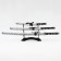 Suv. Product Katana 3V1 on a stand, scabbard leatherette, gray snake 47/70/89cm