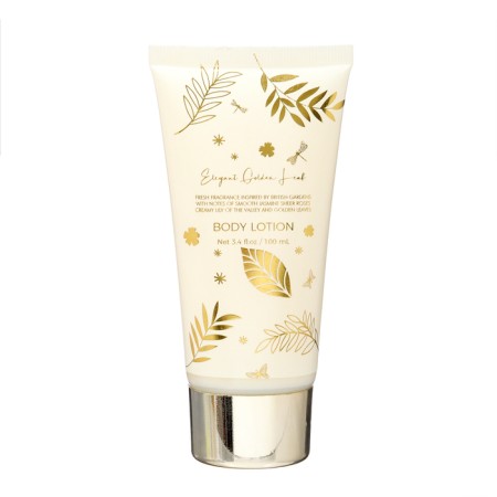 Gift set Elegant Golden Leaf: shower gel 150 ml, lotion 100 ml, bomb 50 g-2