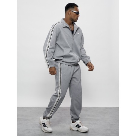 Sports suit men's, size 50, gray color-2