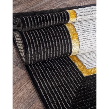 Rectangular carpet Karmen Hali Omega, size 200x400 cm, color Gold/Gold-1