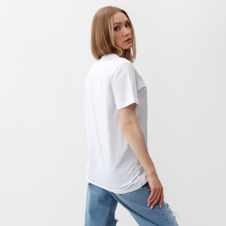 T -shirt female, white color, size 48-2