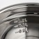 A stainless steel bowl with a measured scale, 1.2 l, 20 × 10.2 cm, thickness 0.6 mm