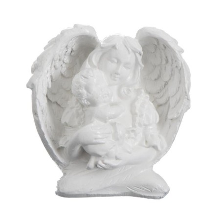 Figure "Angel with a baby" 4x6.5x7cm-4