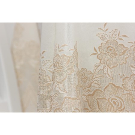 The tablecloth "openwork" Marine, 132 x 177 cm, beige color-2