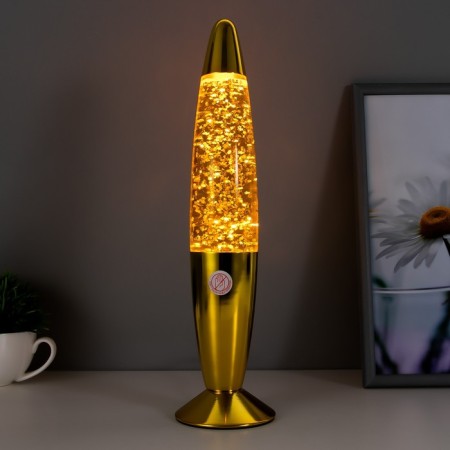 Lamp "Golden Rocket" Lava, Tergets, E14 h = 35cm Risalux-1
