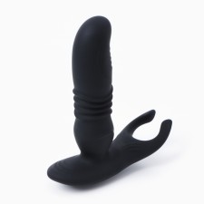 Prostate vibration aister, 10 vibration modes, 6 friction modes, PDU, ZU USB, Black