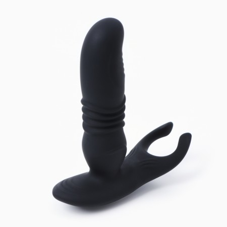 Prostate vibration aister, 10 vibration modes, 6 friction modes, PDU, ZU USB, Black