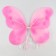 Carnival set "Butterfly" with sparkles: skirt, wings, pink color