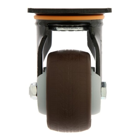 Wheel for transport trolleys rotary tundra, D = 100 mm, on the site, TPR coating-2