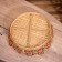 Vase wicker, from bamboo 40x40x10 cm